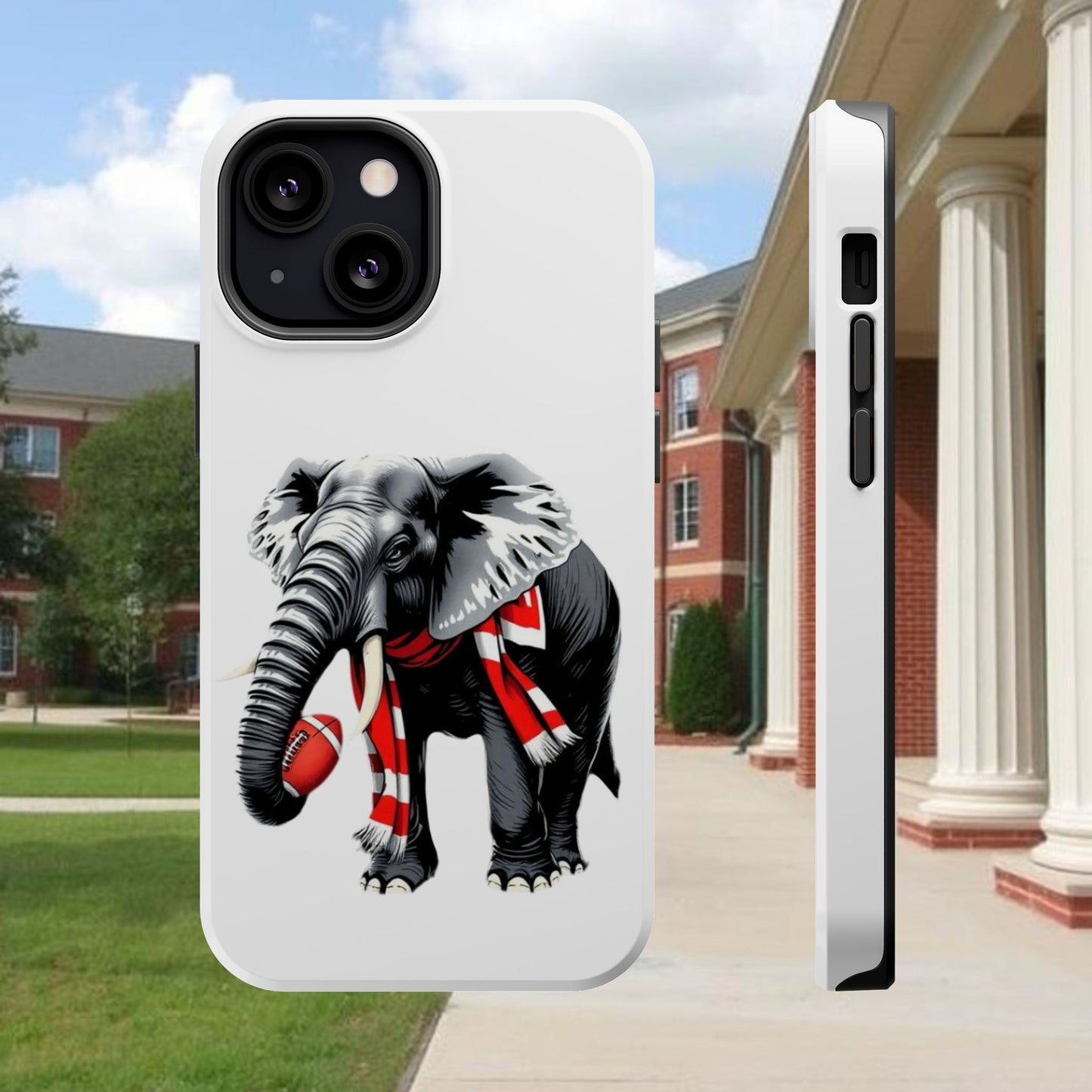 Vibrant Elephant Tough Cases - Unique Phone Case, Wildlife Lover Gift, Sports Team Accessory, Trendy Phone Cover, Fun Animal Design