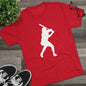 Baseball Stars Batter Silhouette Tee — Back Number '3' Player Shirt
