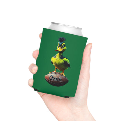 Duck on a Football Can Cooler | Game Day Drink Holder, Tailgate Gear, Fun Gift for Sports Fans, Summer Parties, Gameday