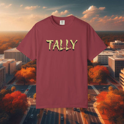 T-Shirt with 'TALLY' Print, Perfect for Game Day, Festival Wear, Casual Outings, and Sporting Events