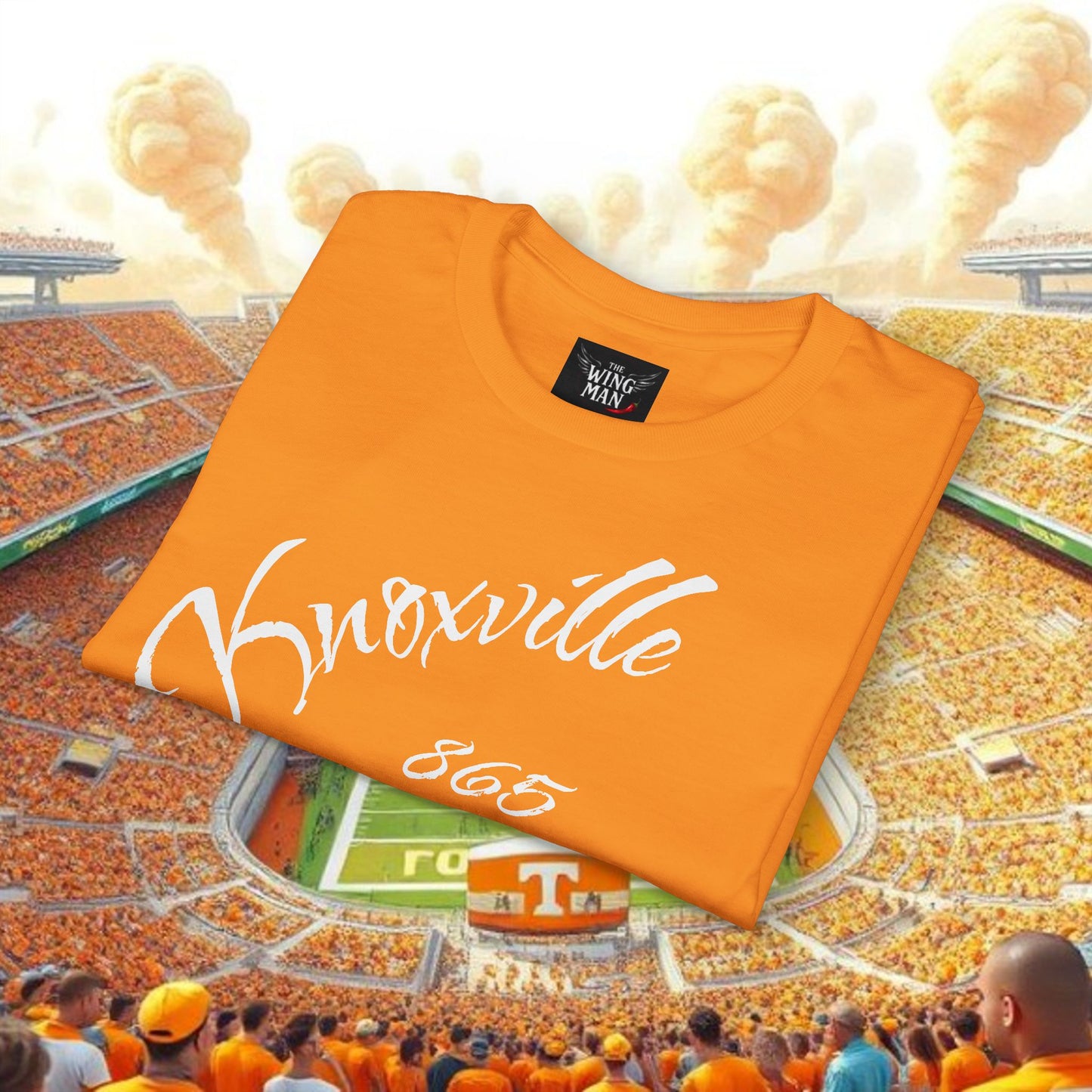 Knoxville 865 Vintage Script T-Shirt, Super Soft T-Shirt