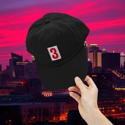 Baseball Stars #3 Distressed Baseball Cap, Vintage Style Hat, Casual Everyday Wear, Gift for Baseball Fans, Stylish Hat