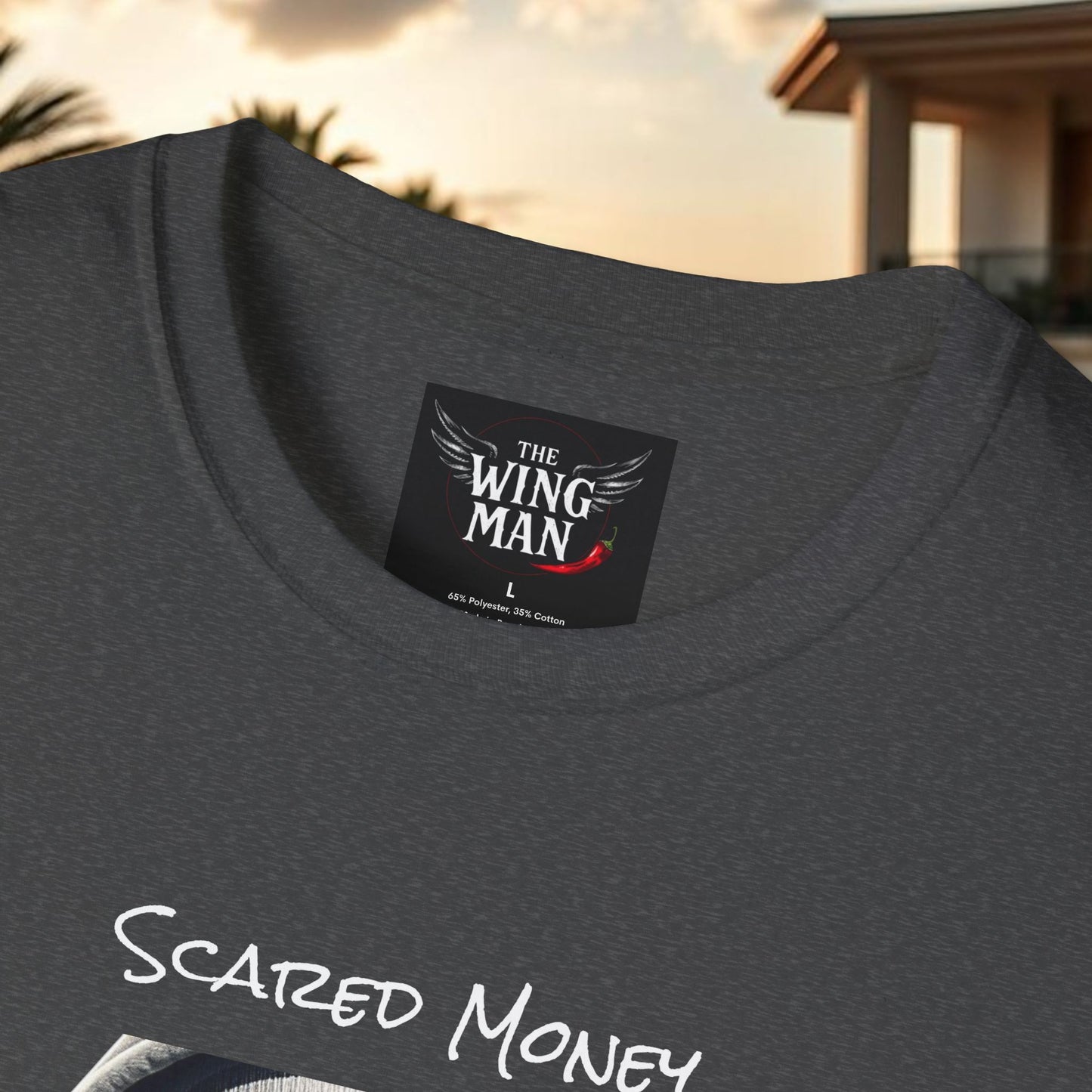 Scared Money Unisex Softstyle T-Shirt - Casual Wear, Streetwear, Gift for Him, Statement Tee, Urban Fashion