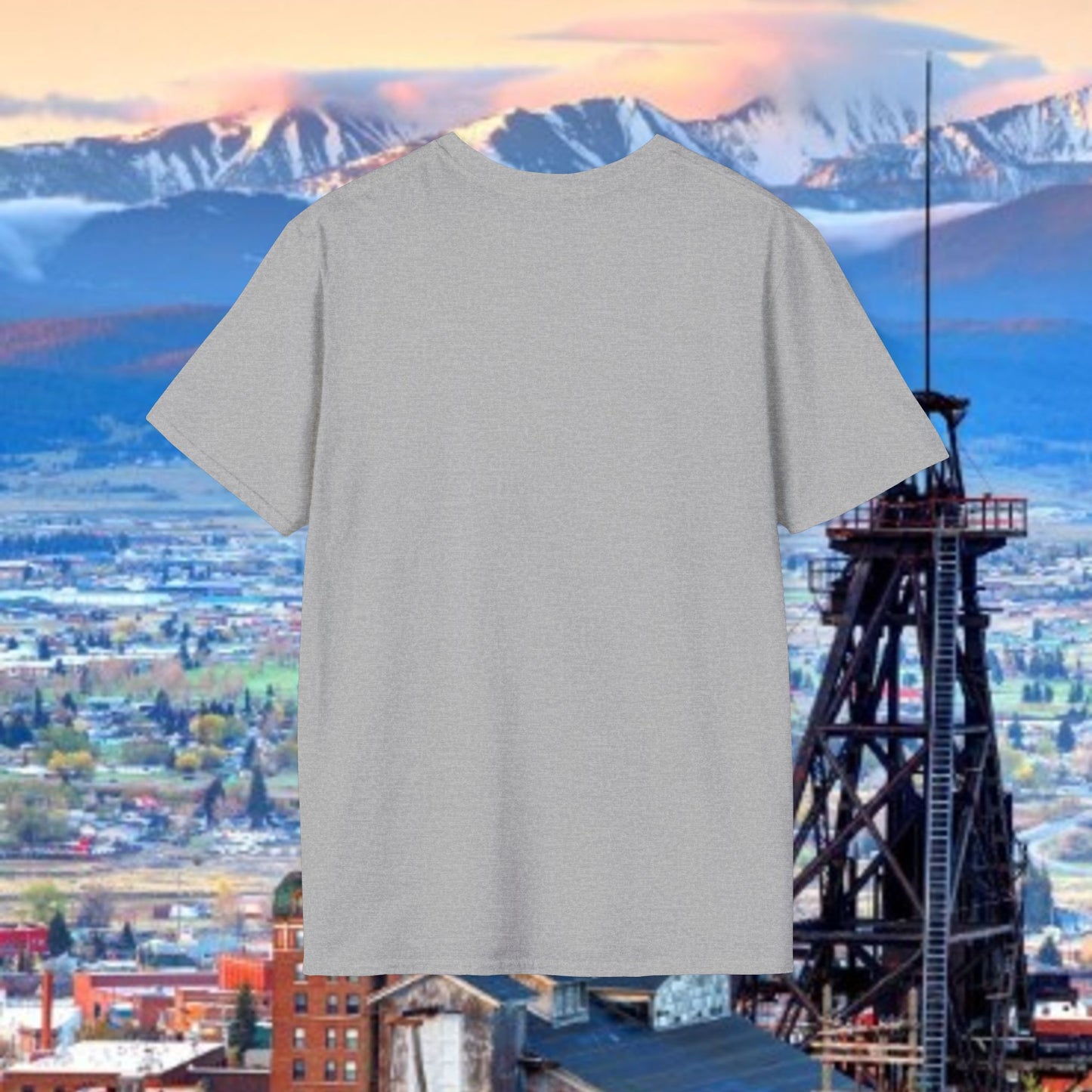 Butte, America Unisex Softstyle T-Shirt - Cozy Apparel for Locals, Travel Souvenir, Gift Idea, Casual Wear, Adventure Tee