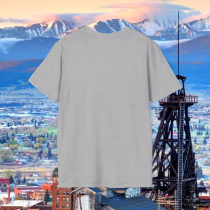 Butte, America Unisex Softstyle T-Shirt - Cozy Apparel for Locals, Travel Souvenir, Gift Idea, Casual Wear, Adventure Tee