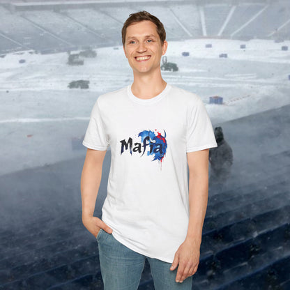 Mafia Graphic Tee, Unisex Softstyle T-Shirt for Casual Outings, Perfect Gift for Fans, Streetwear, Party Wear, Birthday Present