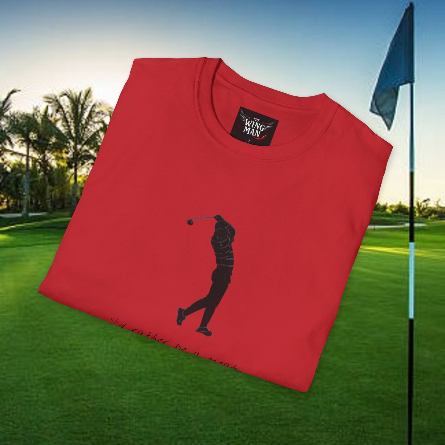 Golf-Inspired Unisex T-Shirt, Perfect Gift for Dad, Father's Day Present, Sporty Style Tee, Casual Wear, Golf Lover Apparel