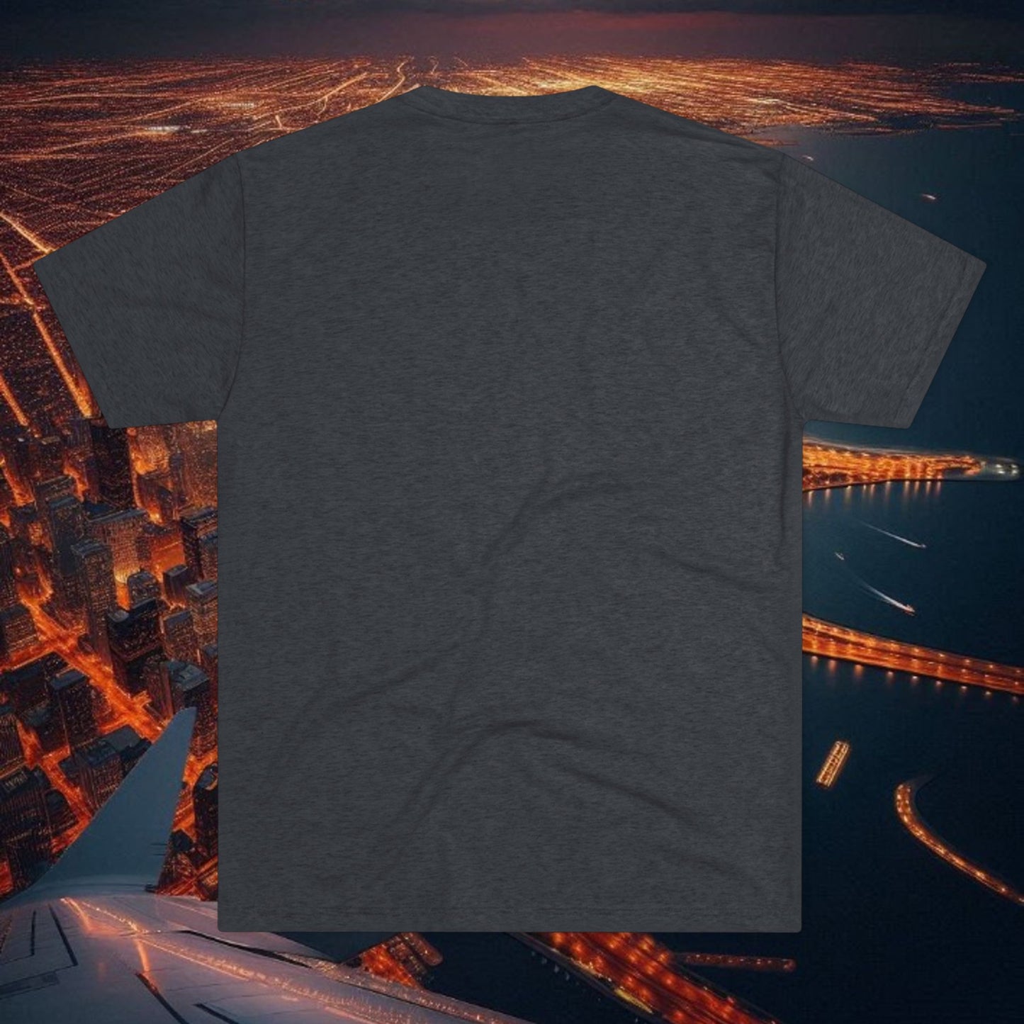 Chicago Script Tee – Handwritten City Shirt, Tr-Blend, Super Soft T-Shirt, Perfect for Gameday