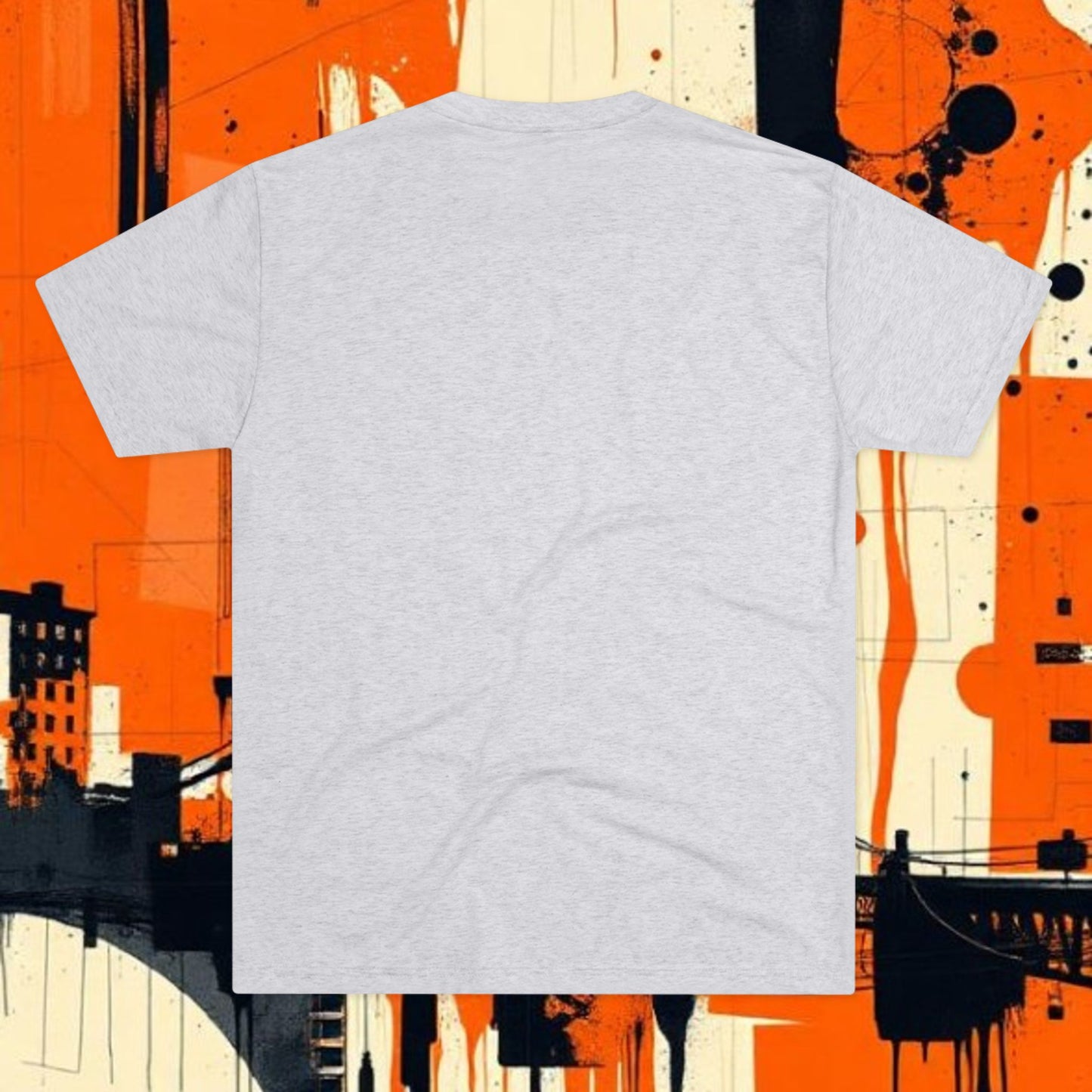 San Francisco Script Tee — Minimal City Skyline Graphic T‑Shirt, Perfect for Gameday, Tri-Blend