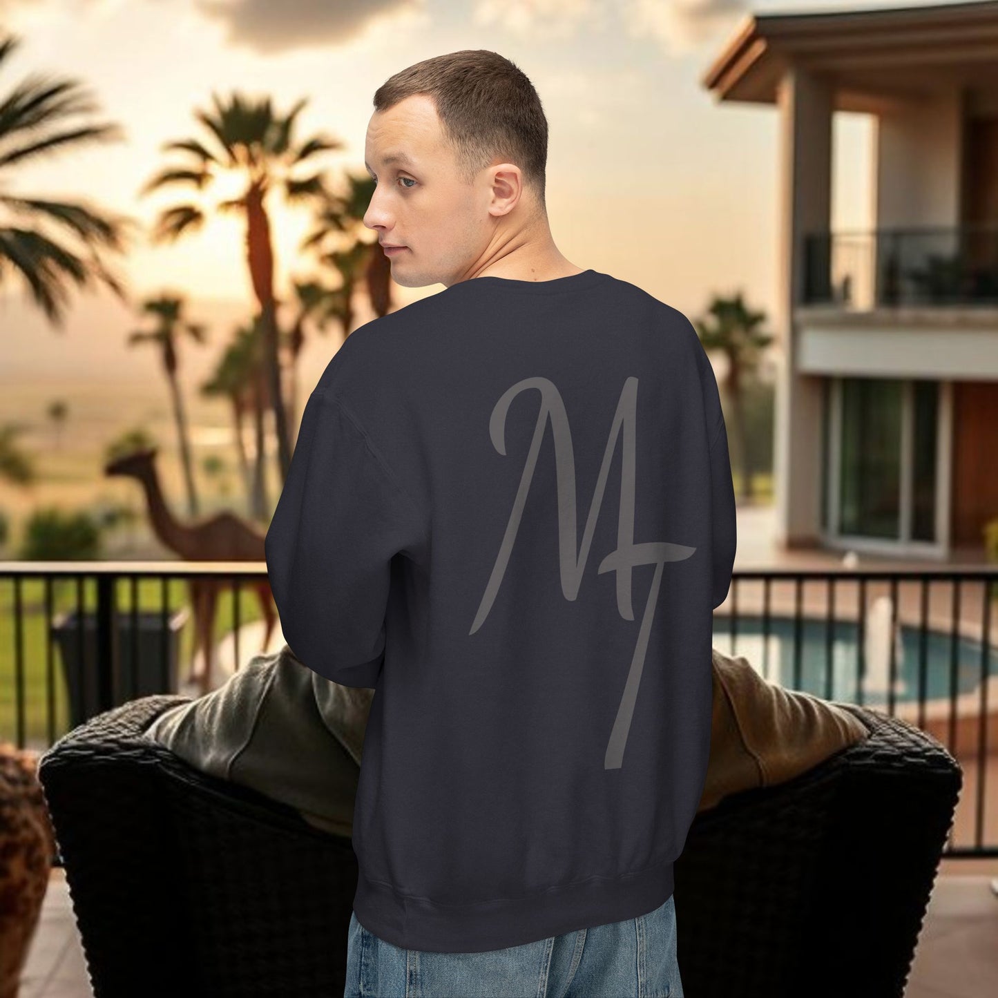 Montana Love Unisex Lightweight Crewneck Sweatshirt - Casual Comfort for Everyday Style, Perfect Gift for Any Occasion, Cozy Layer