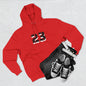 23 Fleece Hoodie, Stylish Sportswear for Game Day, Unisex Sweatshirt, Athletic Fashion, Cozy Hoodie, Perfect for Fans