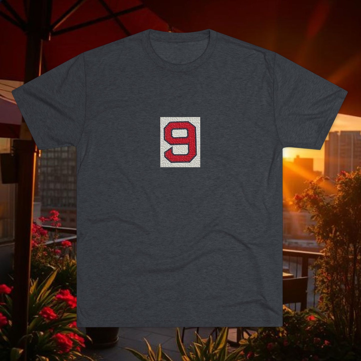 Legends Number 9 Graphic Tee — 'Dirty Water' Retro Tribute Shirt, Perfect for Gameday