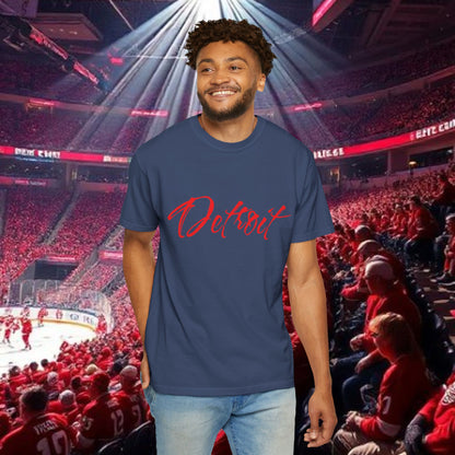 Detroit Script T-Shirt — City Pride Tee