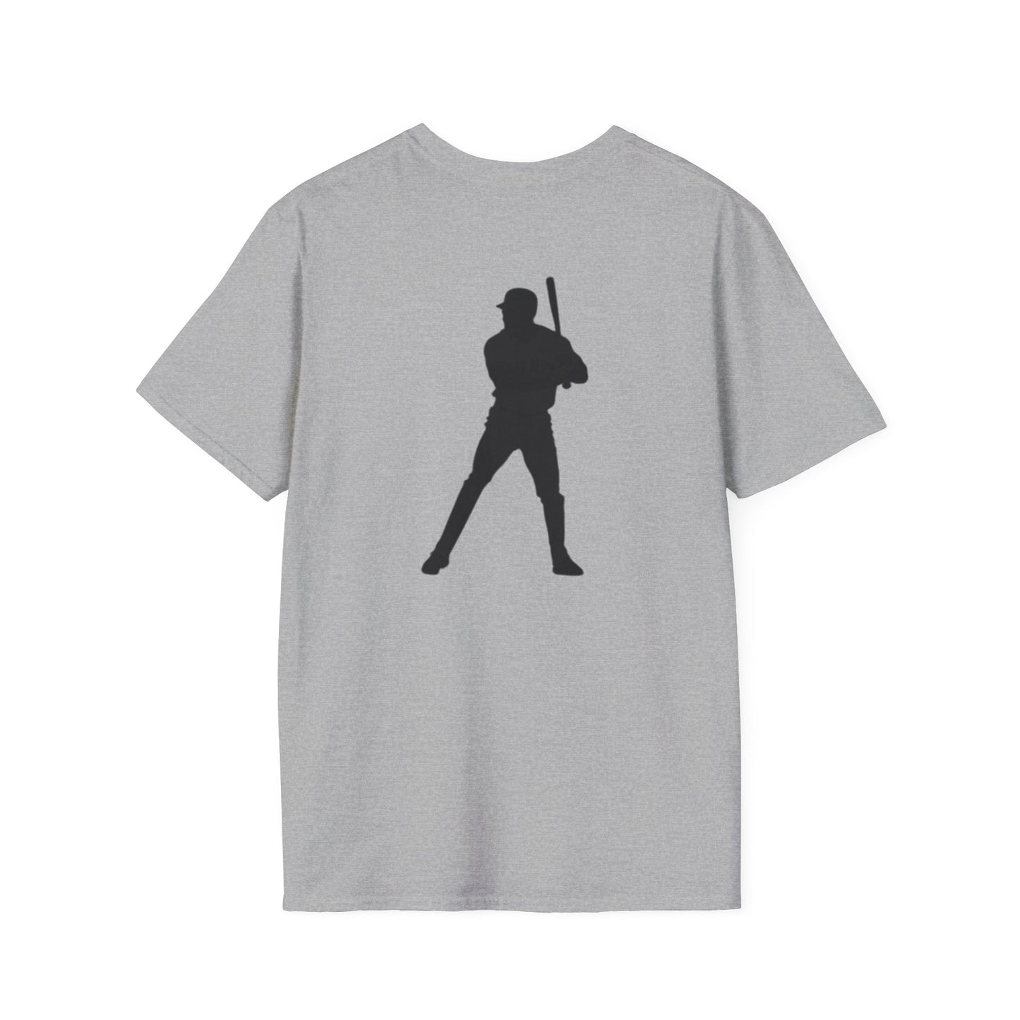 Baseball Batter Graphic T-Shirt — Silhouette Logo Tee