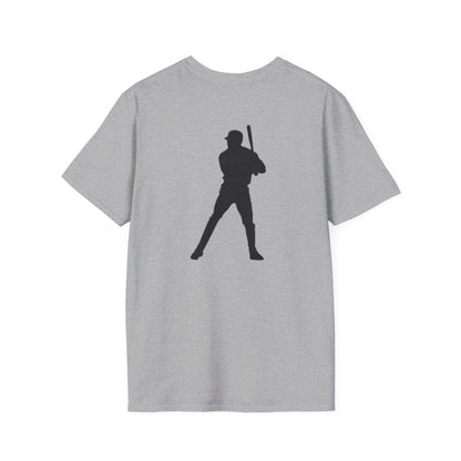 Baseball Batter Graphic T-Shirt — Silhouette Logo Tee