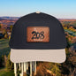 208 Idaho Leather Patch Baseball Cap — State Outline Patch Hat