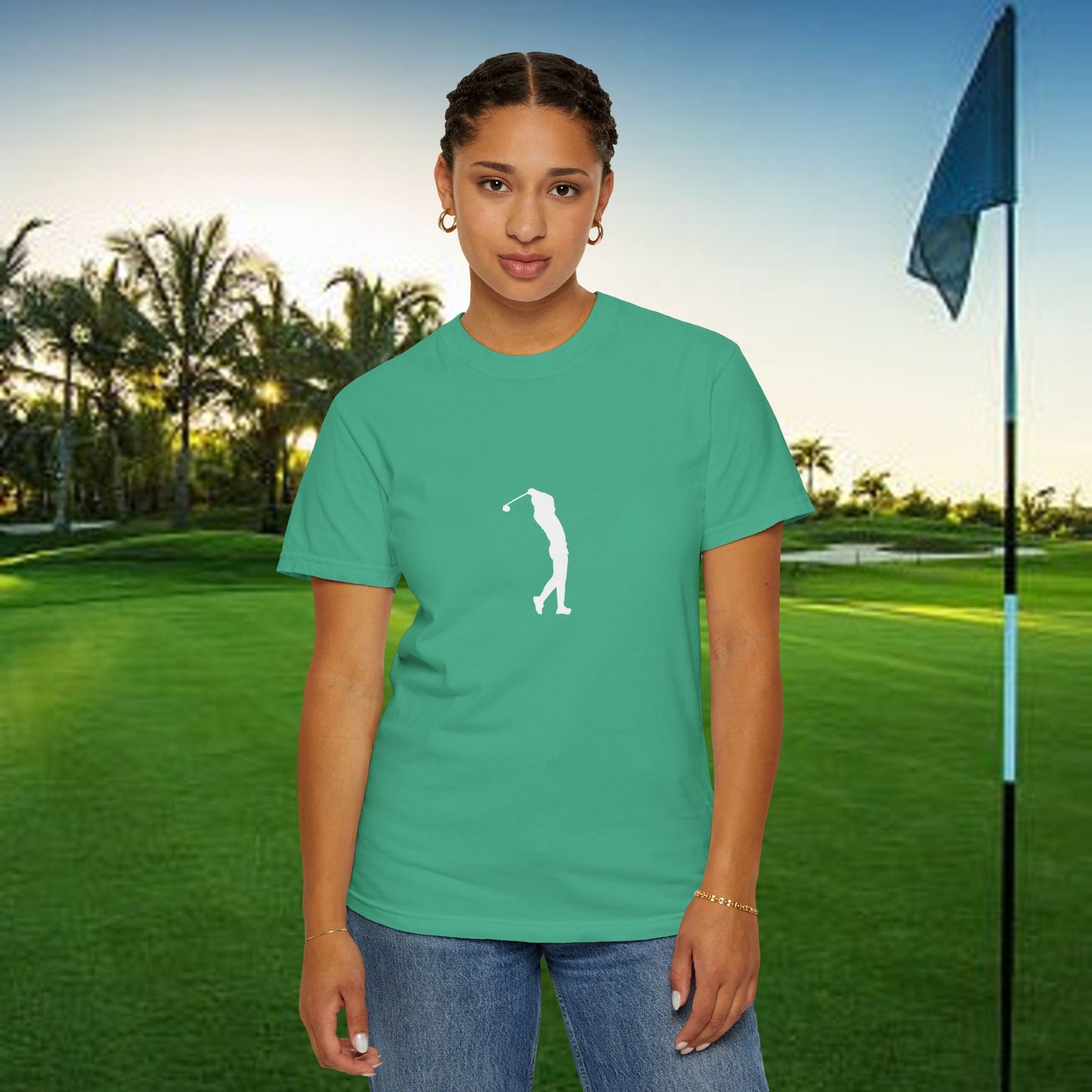 Golf Lover's Unisex Garment-Dyed T-Shirt - Perfect Gift for Golf Enthusiasts, Casual Wear, Sports Apparel, Father's Day, Birthday