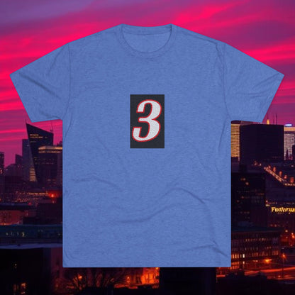 Legends Philly 3 Graphic Tee — Retro Number Front, Script 'Philly' Back