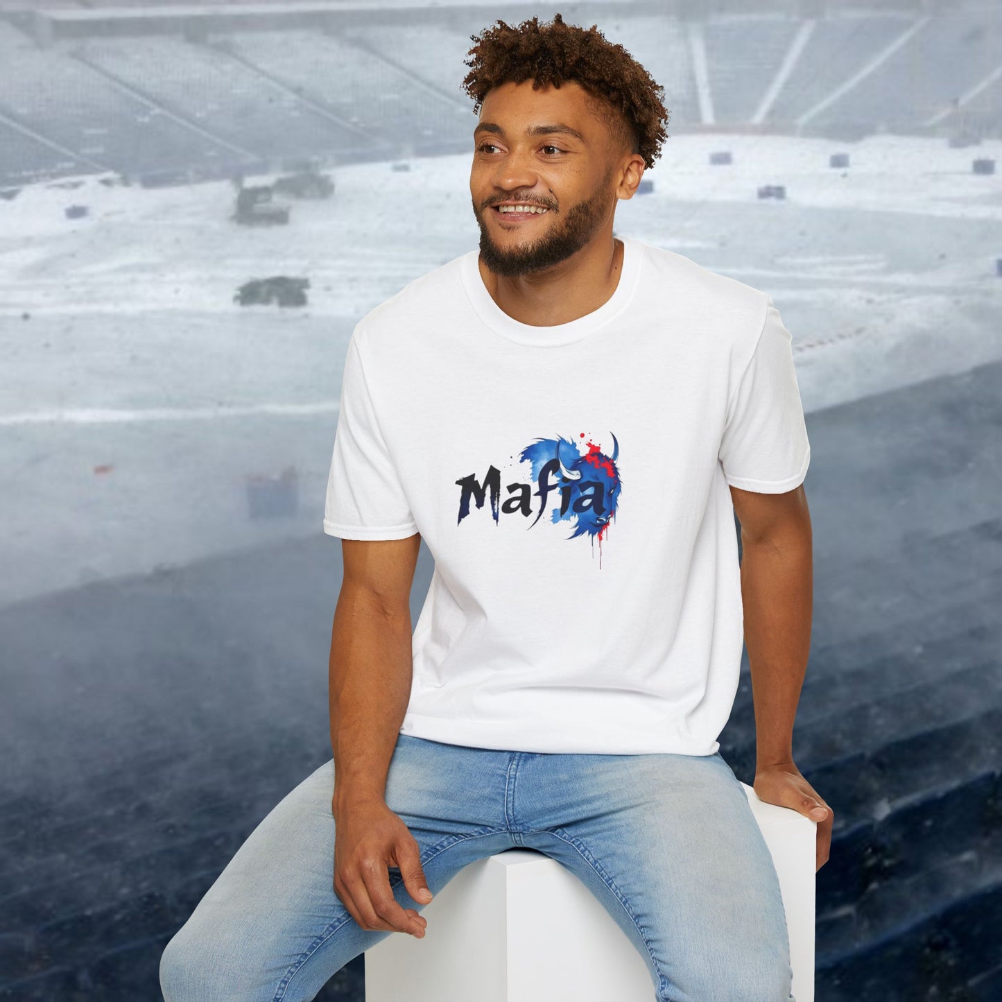 Mafia Graphic Tee, Unisex Softstyle T-Shirt for Casual Outings, Perfect Gift for Fans, Streetwear, Party Wear, Birthday Present