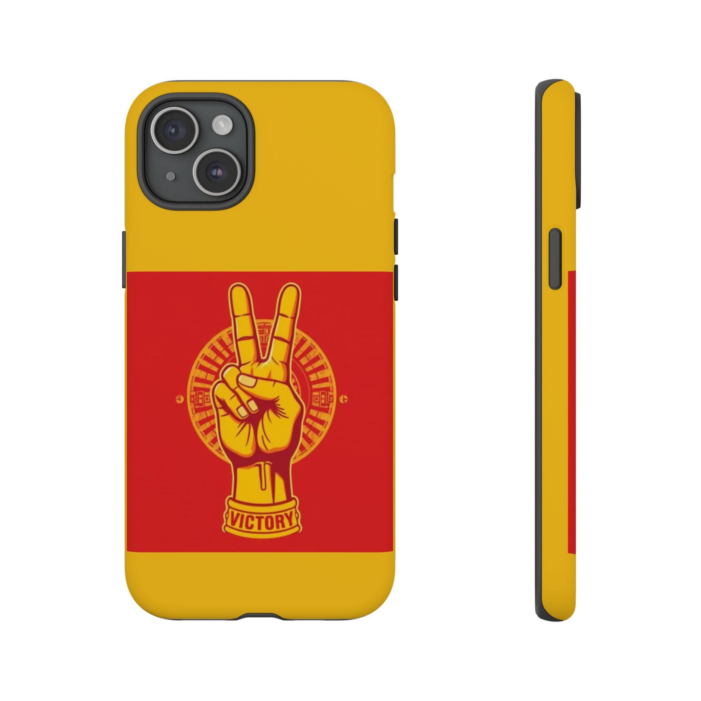 Victory Inspired Symbol Phone Case, Tough Phone Cover, Gift for Empowerment, Inspirational Tech Accessory, Unique Phone Protection