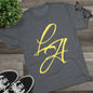 LA Script T‑Shirt — Vintage Los Angeles Graphic Tee, Super Soft Tri-Blend Material