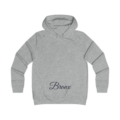 Bronx Script Hoodie — Girly College-Inspired Pullover