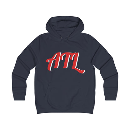 ATL Script Hoodie — Retro College Lettering Pullover