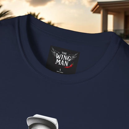 Wing Man Vibes Unisex T-Shirt, Angel Wings Tee, Gift for Him, Graphic Tee, Casual Shirt, Mens Top