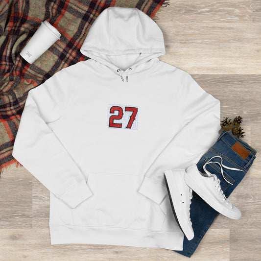 Unisex Cozy Sweatshirt with #27 Design, Perfect for Sports Fans, Casual Wear, Gifts for Angels' Fans