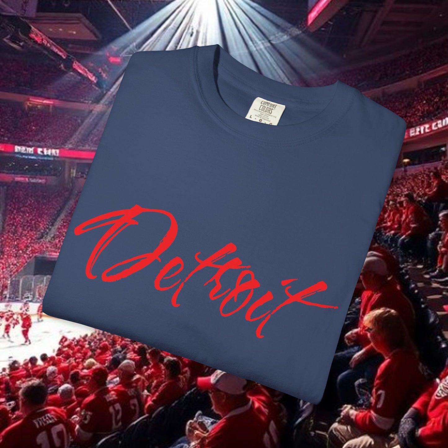 Detroit Script T-Shirt — City Pride Tee