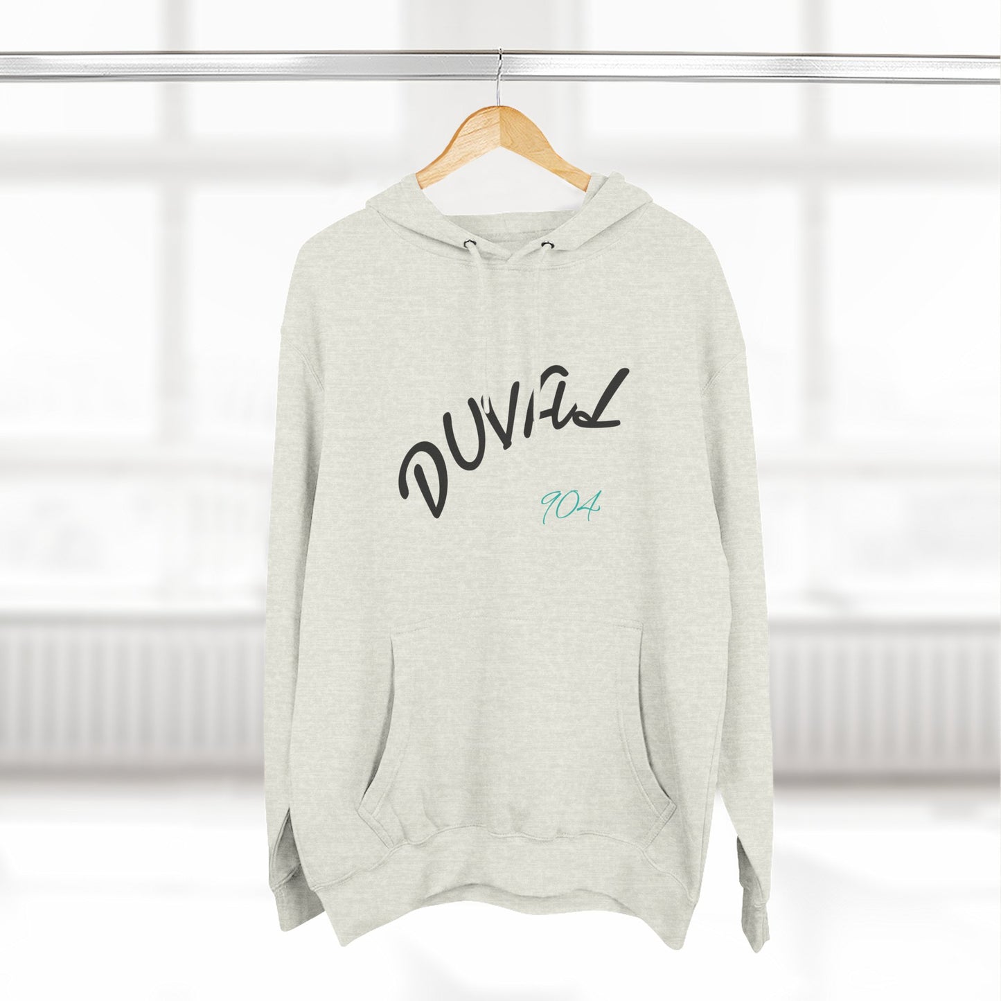 Duval Script Hoodie — Jacksonville City Name Pullover, 904 Area Code, Perfect for Gameday or a Concert