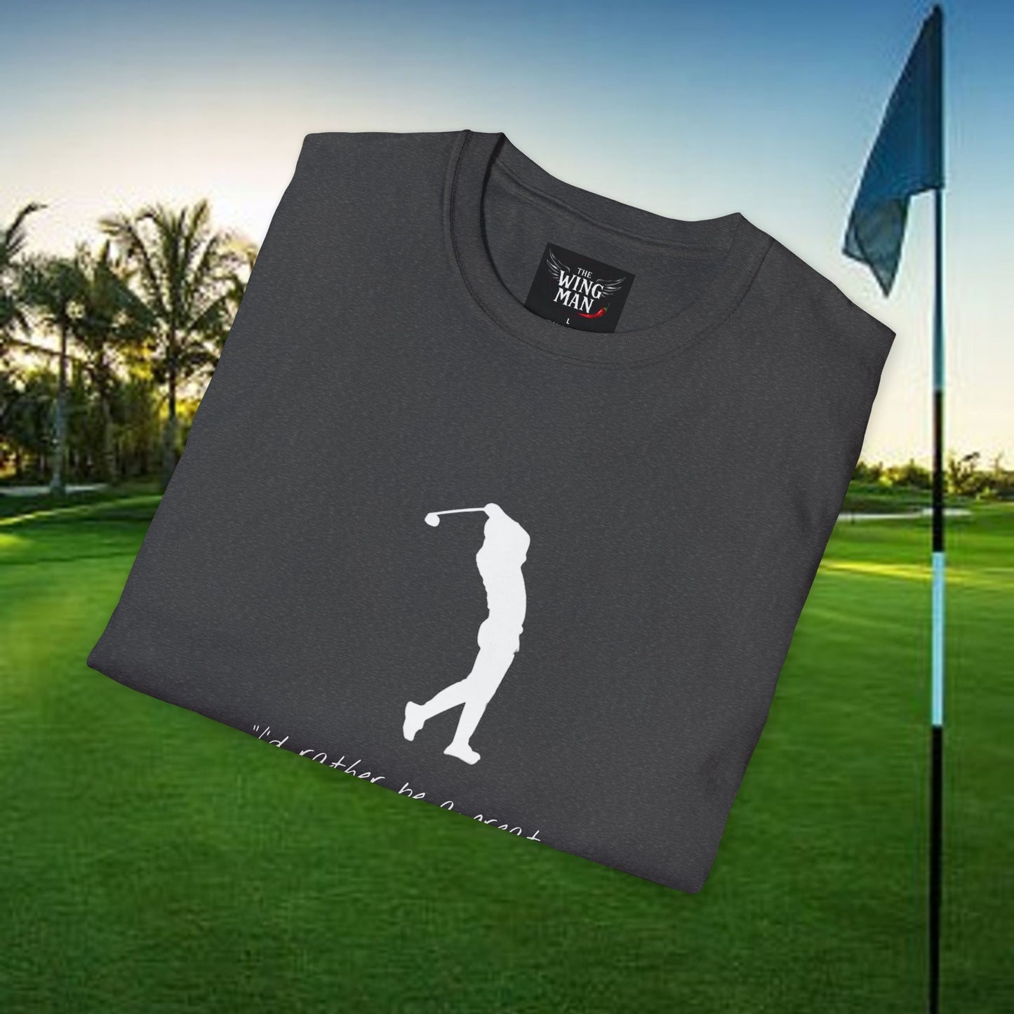 Golf-Inspired Unisex T-Shirt, Perfect Gift for Dad, Father's Day Present, Sporty Style Tee, Casual Wear, Golf Lover Apparel
