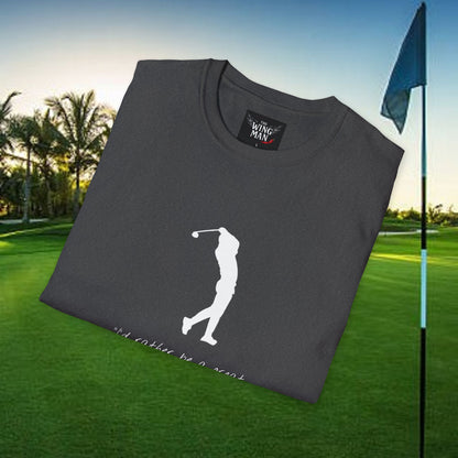 Golf-Inspired Unisex T-Shirt, Perfect Gift for Dad, Father's Day Present, Sporty Style Tee, Casual Wear, Golf Lover Apparel