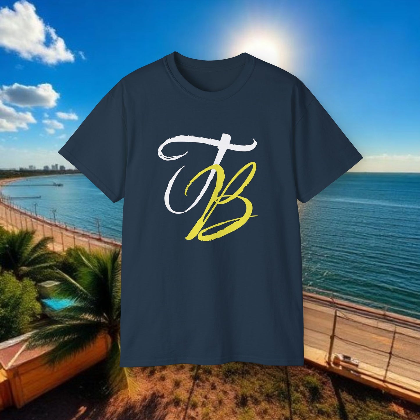 TB Monogram Tee — 813 Tampa Area Short-Sleeve T-Shirt