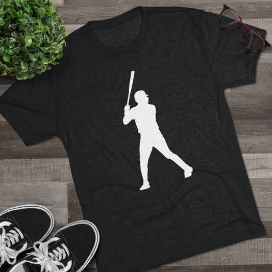 Baseball Stars Silhouette Tee - #13 on the Back, Baseball Legends, Soft Style Tri-Blend T-Shirt Perfect for Gameday