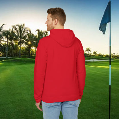 Unisex Fleece Hoodie with 'Rain Dog!' Design | Cozy Sweatshirt for Golf Lovers, Casual Layer, Gift Idea, Everyday Wear