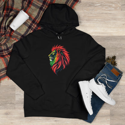 Vibrant Lion King Hoodie, Warm and stylish with Artistic and Vibrant Lion Graphic.