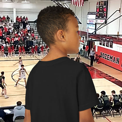 Bozeman Hawk Youth Tee - Perfect for School, Sports, or Everyday Wear, Kid's Apparel, Graphic Tee, Gifts for Young Hawk Fans