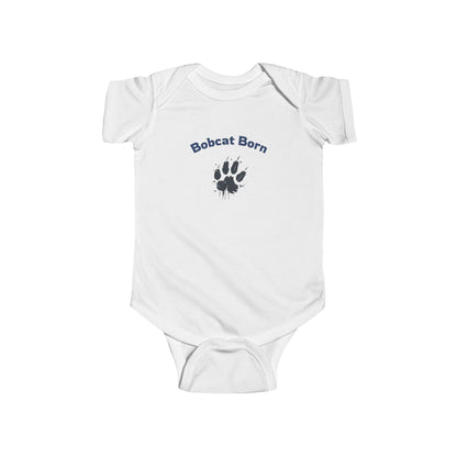 Bobcat Born Infant Bodysuit, Cute Baby Outfit, Newborn Gift, Baby Shower Present, Wildlife Lover Apparel, Toddler Clothing