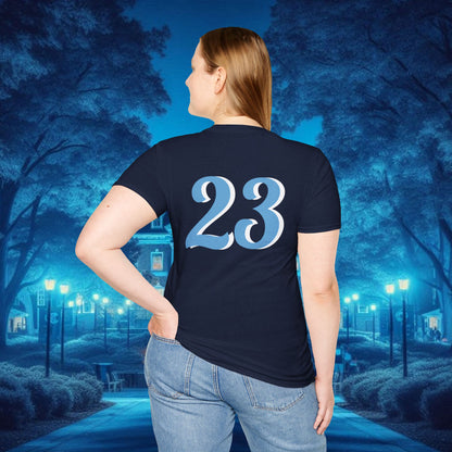Chapel Hill 23 Unisex Softstyle T-Shirt - Casual Fan Tee, Sportswear, College Apparel, Gift for Graduates, Game Day Shirt