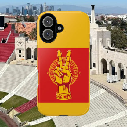 Victory Inspired Symbol Phone Case, Tough Phone Cover, Gift for Empowerment, Inspirational Tech Accessory, Unique Phone Protection