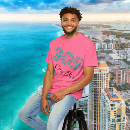 305 Ocean Drive T-Shirt — Miami Beach Garment-Dyed Tee