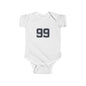 #99 Infant Fine Jersey Bodysuit, Baby Onesie, Judge Fans