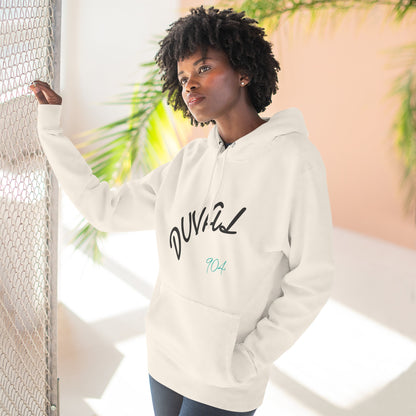Duval Script Hoodie — Jacksonville City Name Pullover, 904 Area Code, Perfect for Gameday or a Concert