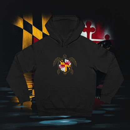 Colorful Turtle Unisex Hoodie, Animal Lover Gift, Casual Wear, Eco-Conscious Fashion, Perfect for Outdoor Adventures, Unique Hoodie Design