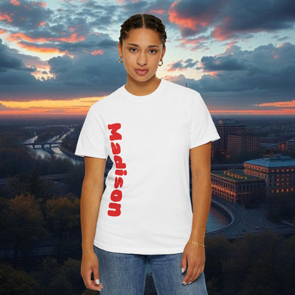 Wisconsin Pride Unisex T-shirt, Casual Wear, College Apparel, Game Day Shirt, Gift for Fans, Summer Fashion