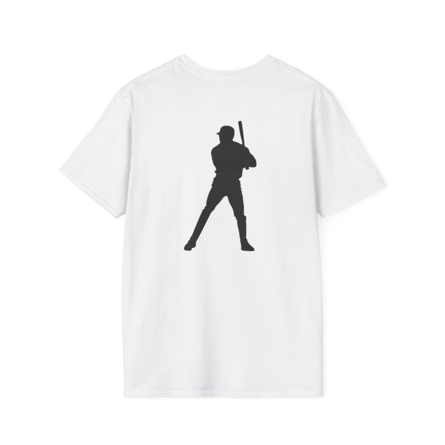 Baseball Batter Graphic T-Shirt — Silhouette Logo Tee
