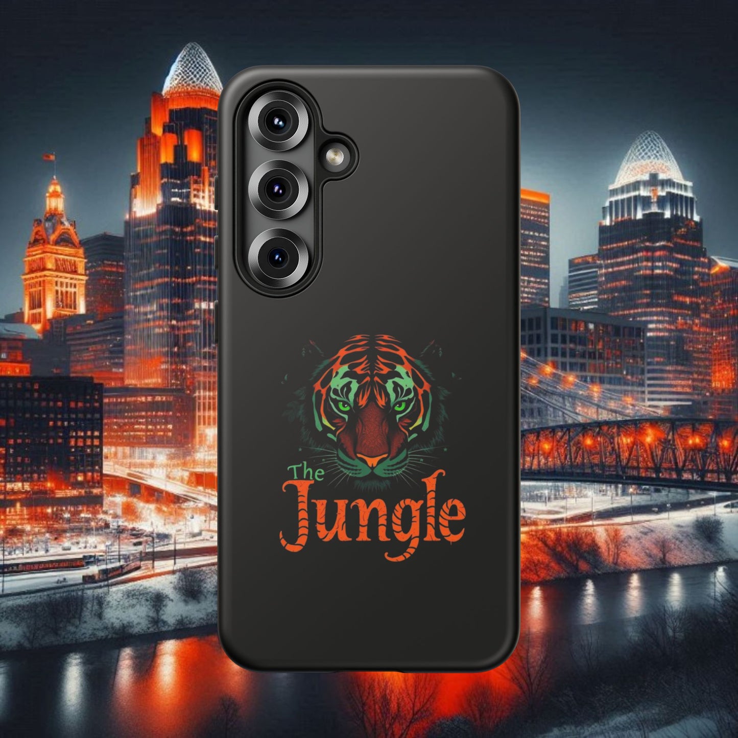 Phone Case, The Jungle Tough Phone Case for Football Fans, Friend Gift, Football Fan Accessories, Custom Phone Cover, Sports Team