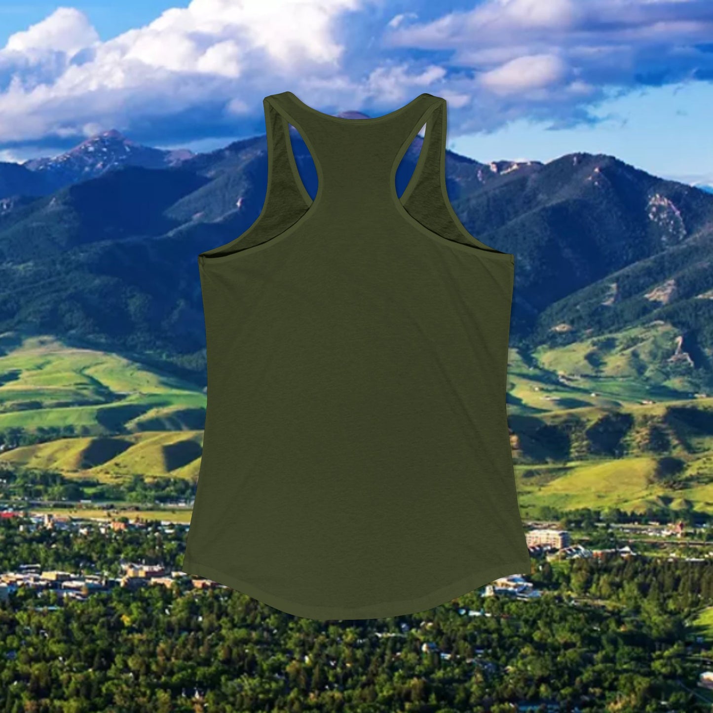Bozeman Saturdays Racerback Tank, Women's Workout Top, Casual Summer Top, Gift for College Students