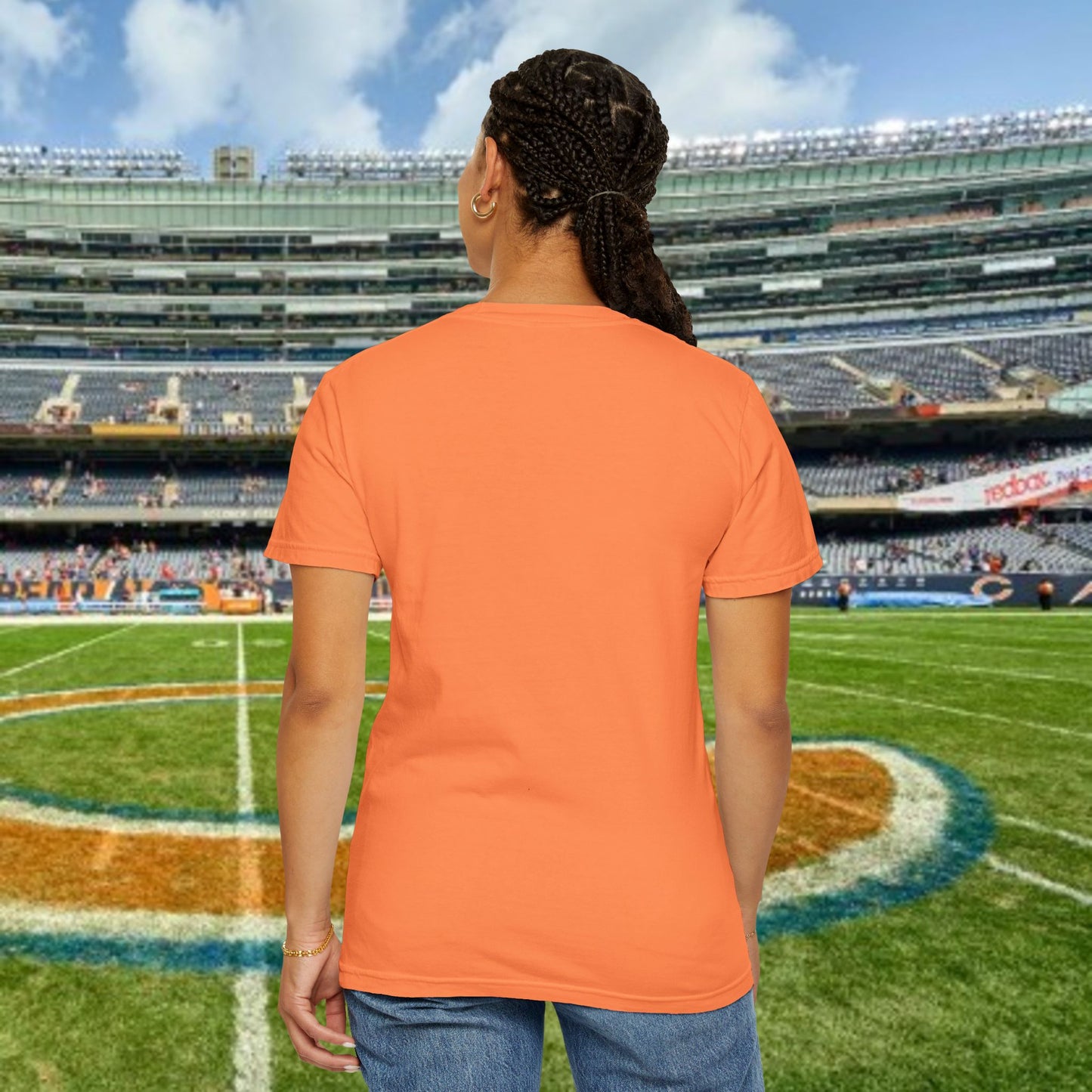 Vibrant Bear Down Unisex T-Shirt | Trendy Graphic Tee, Casual Wear, Gift for Sports Fans, Summer Style.